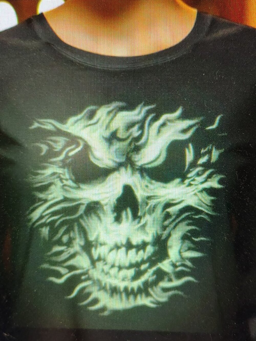 Glow In the Dark Skull Shirt